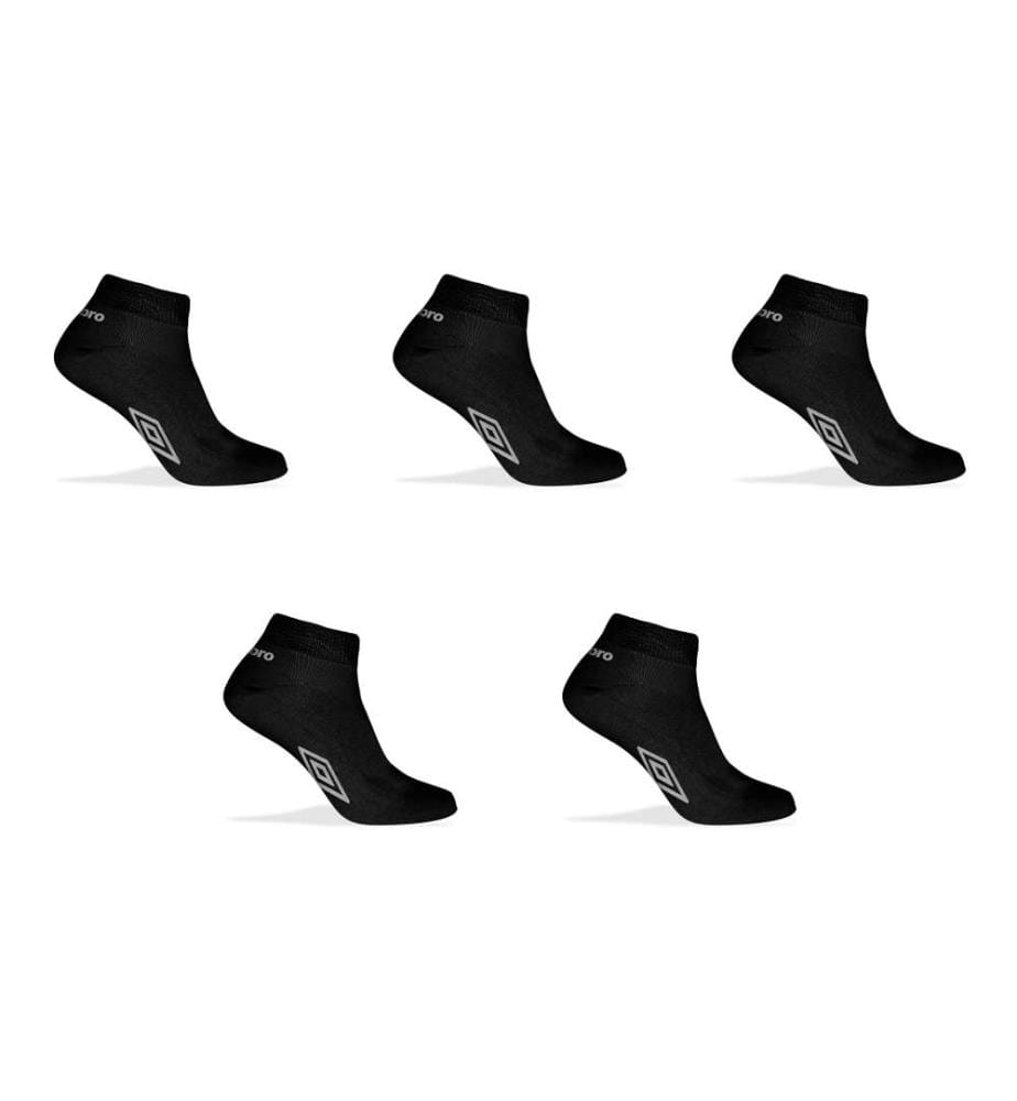 Lot de 5 Paires de Chaussettes Quarter - Blanc et Noir