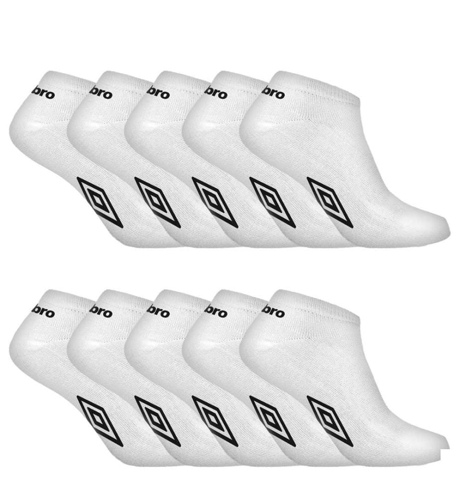 Lot de 10 Paires de Chaussettes Tiges Courtes - Blanc et Noir