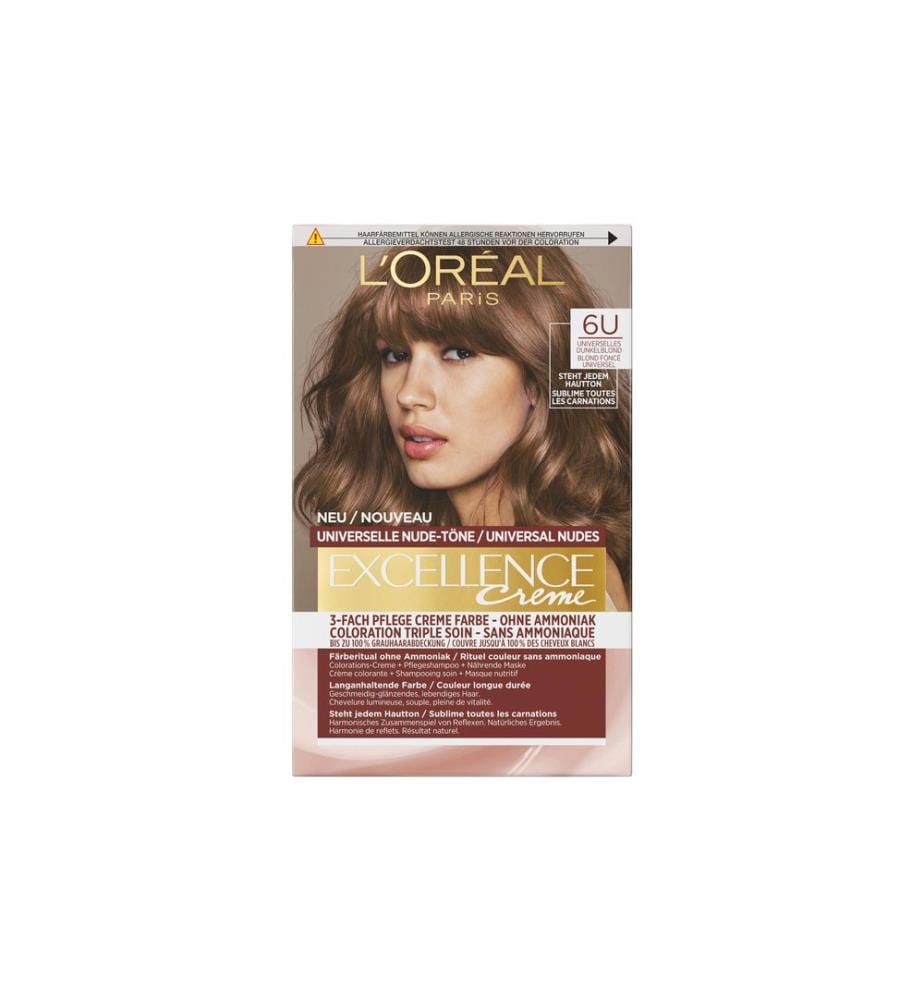 L'Oréal Paris Colorations capillaires Ex Crème Nudes 6U Universel Brun foncé