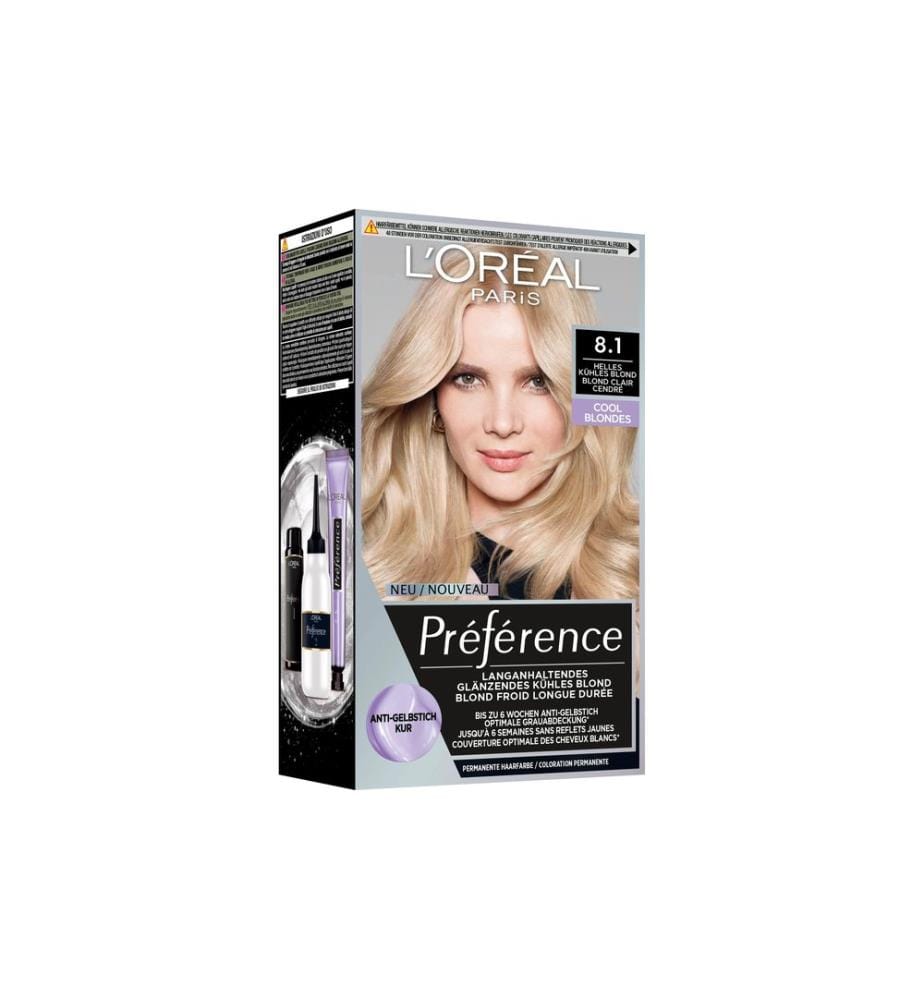 L'Oréal Paris Préférence Cool Blondes 8.1 Blond clair froid