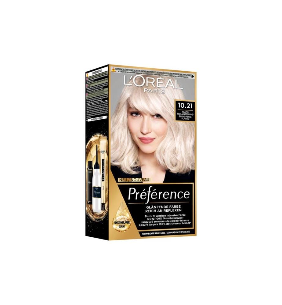 L'Oréal Paris Préférence Blond Perle Platine 10.21