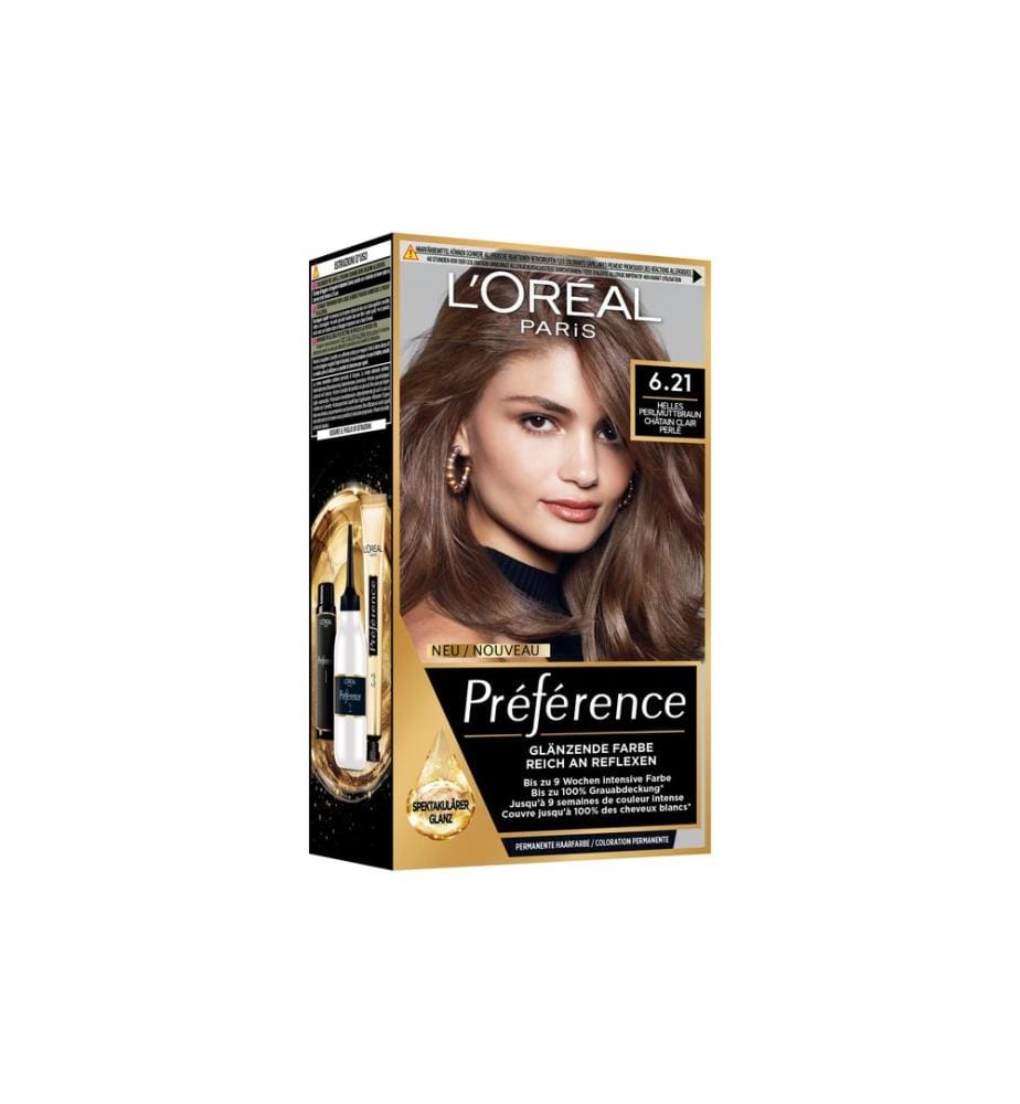 L'Oréal Paris Préférence Châtain Clair Perlé 6.21