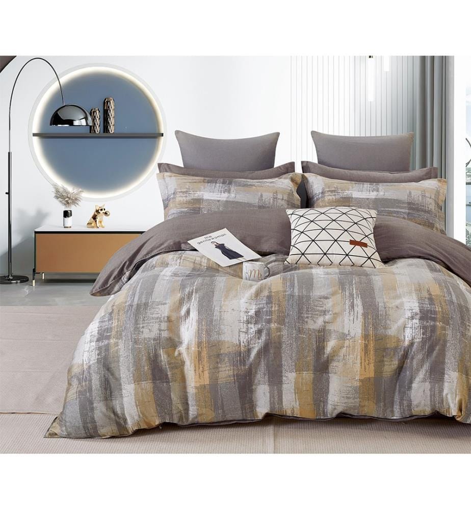 Parure de Couette 240 x 220 cm + 2 Taies d'oreiller 65 x 65 cm - Studio Touch