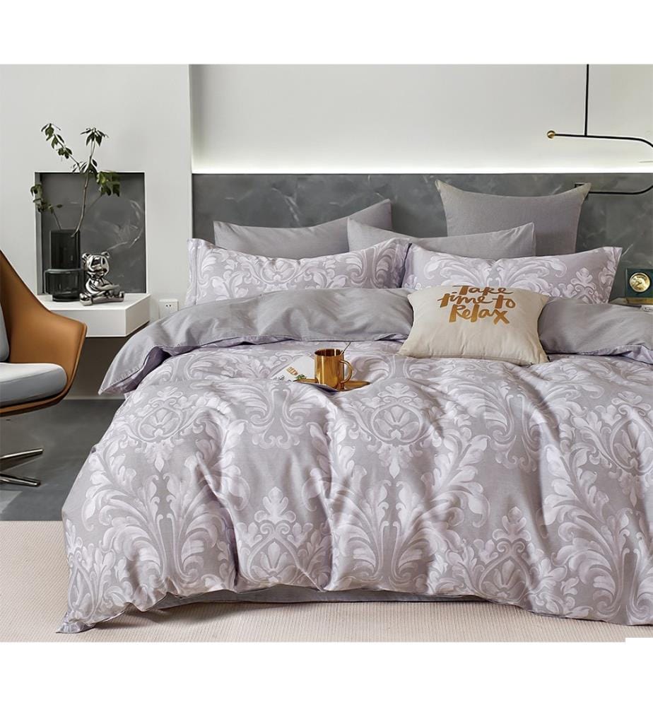 Parure de Couette 240 x 220 cm + 2 Taies d'oreiller 65 x 65 cm - Neo Paisley
