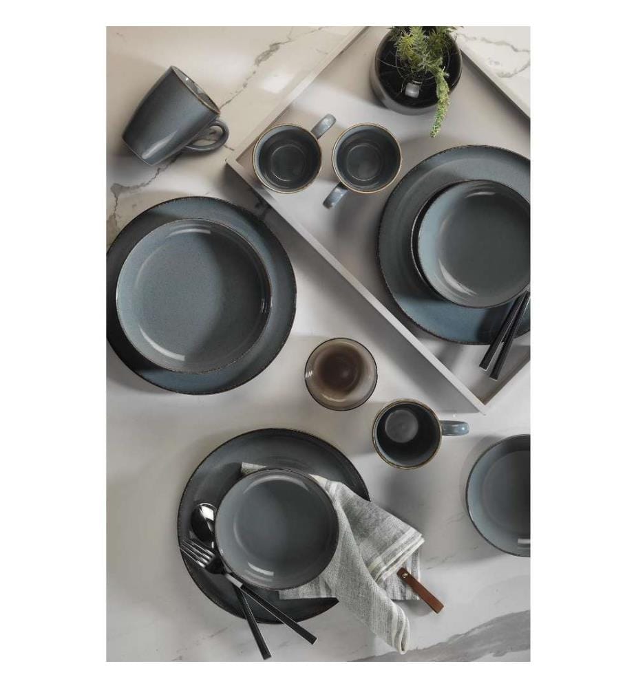 Service de table (16 pièces) - Bleu