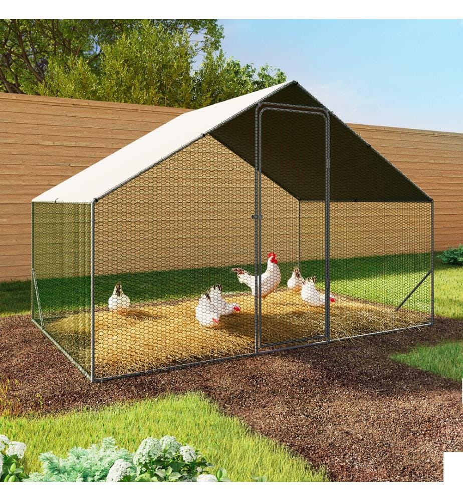 Enclos Extérieur Grillagé Eco 6M² - Multicolore