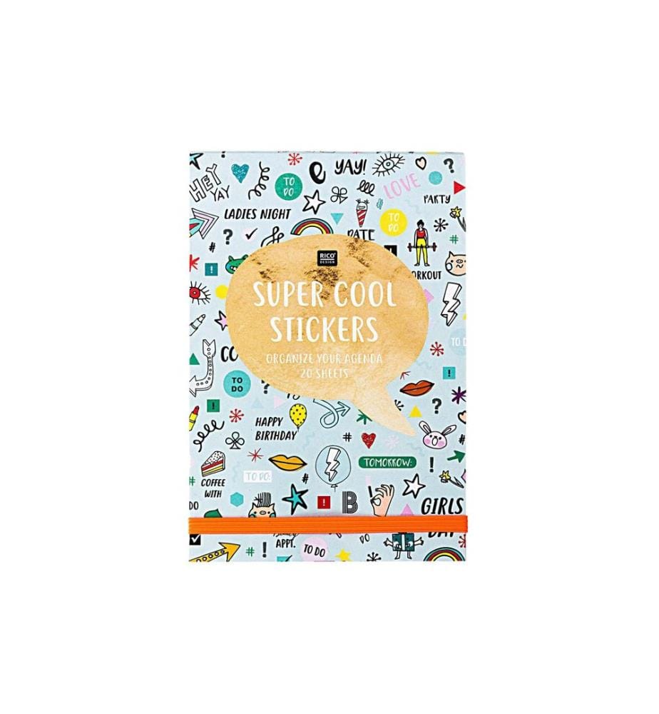 Livre d'autocollants Rico Design Wonderland 20 feuilles, Multicolore