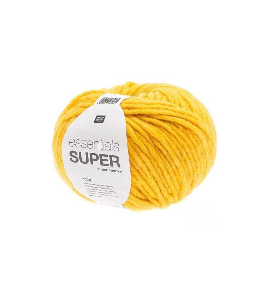 Laine Rico Design Essentials Super Super Chunky 100 g jaune