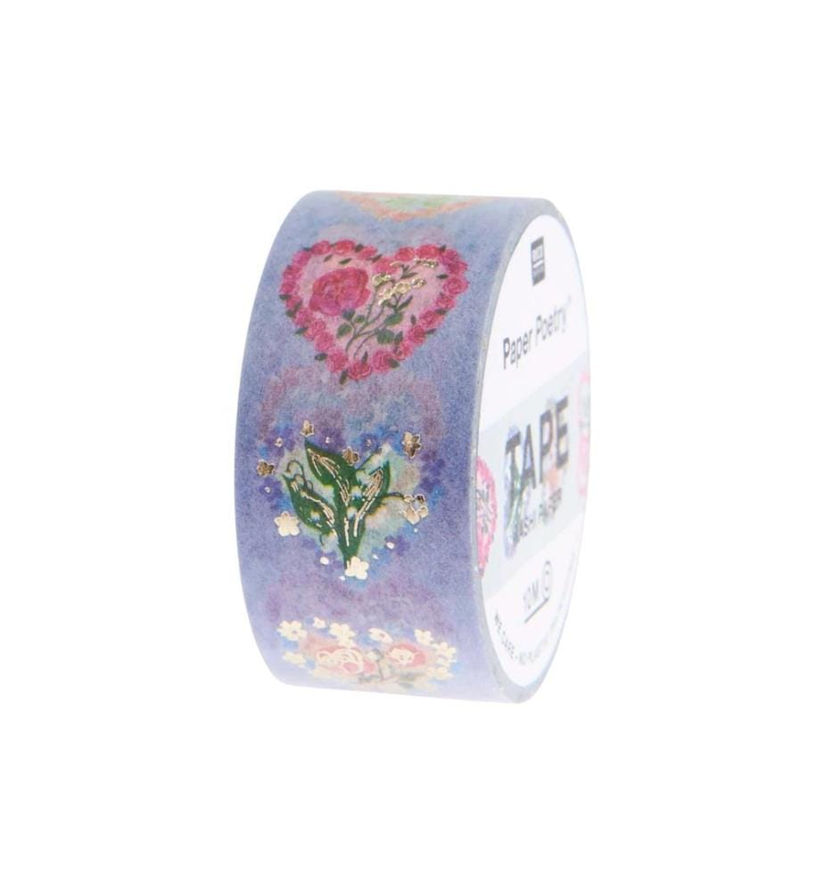 Rico Design Washi Tape Curs Lila