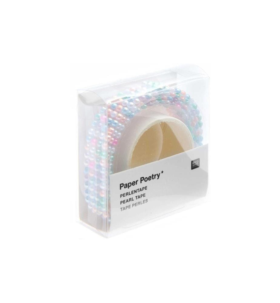 Rico Design Autocollants perles Paper Poetry 50 cm, 1 pièce Multicolore