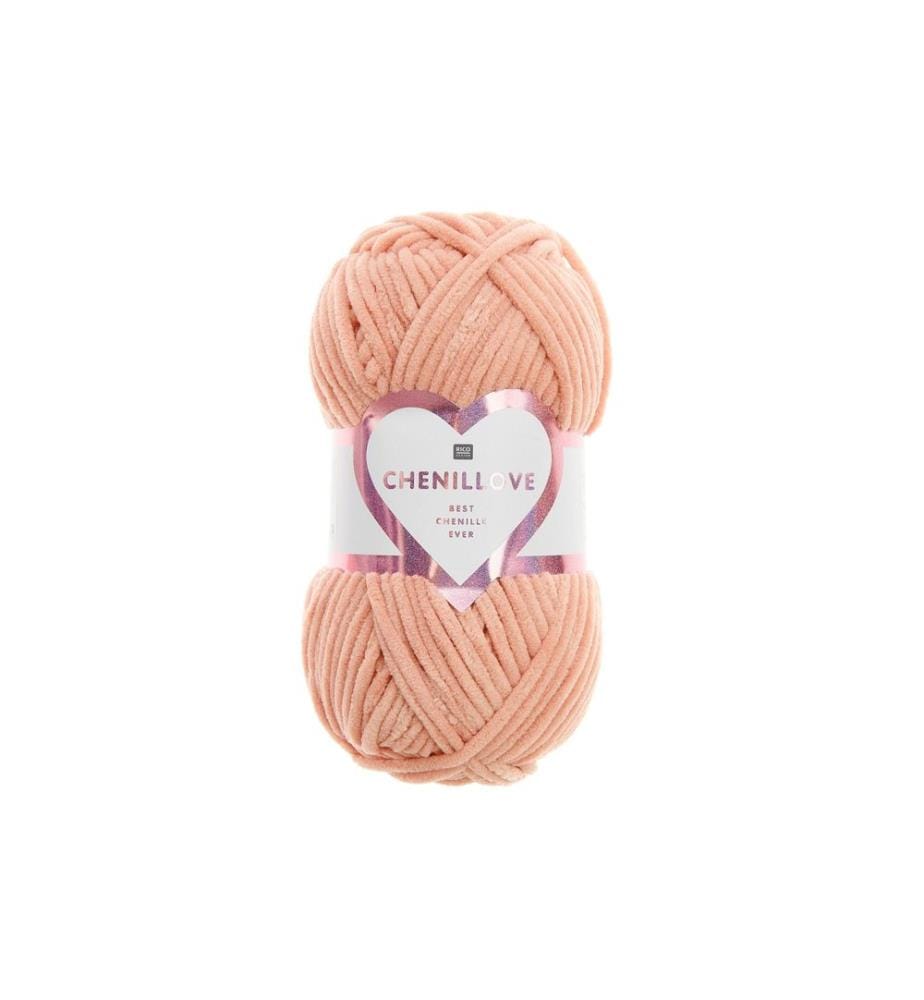 Laine Rico Design Chenillove 100 g, Saumon