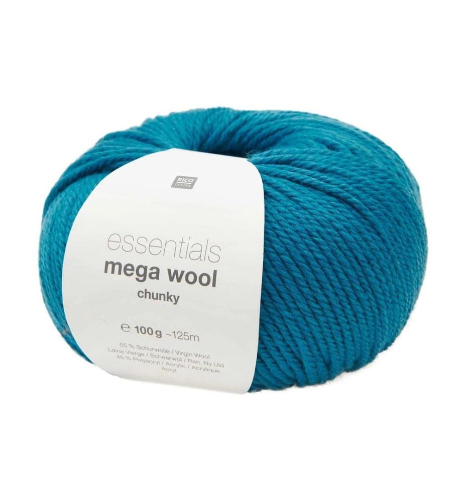 Laine Rico Design Essentials Mega Wool chunky 100 g, Turquoise