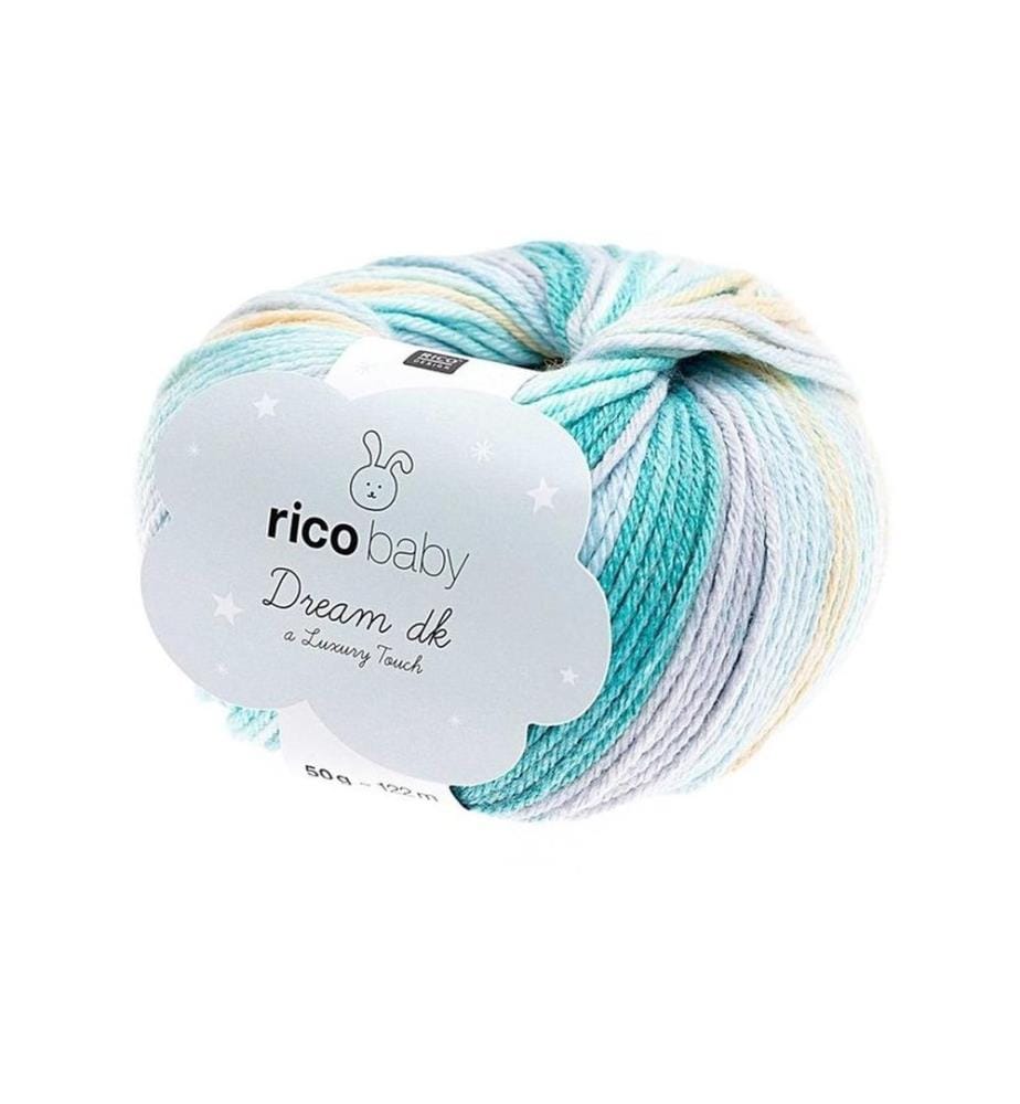 Rico Design Laine Baby Dream dk 50 g, Turquoise mix