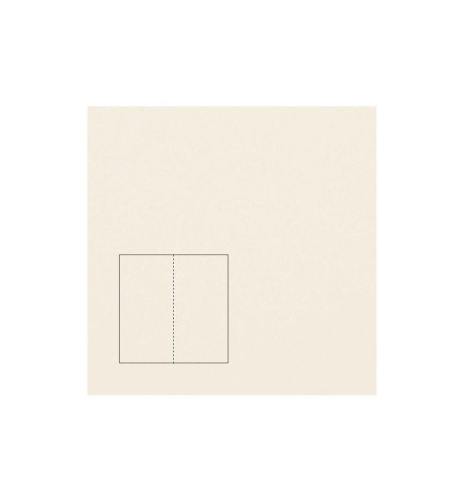 Rico Design Paper Poetry Essentials Carte pliée DL longue A6, Jaune pâle