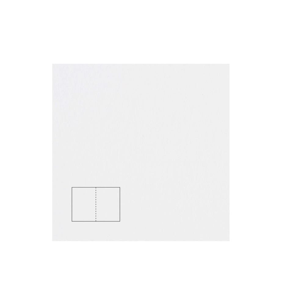 Rico Design Carte pliante Paper Poetry Essentials A6, Blanc pur