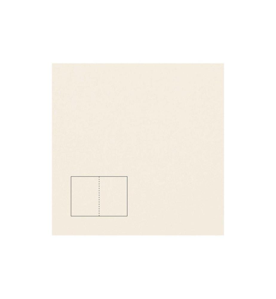 Rico Design Paper Poetry Essentials Carte pliée B6 Blanc pur