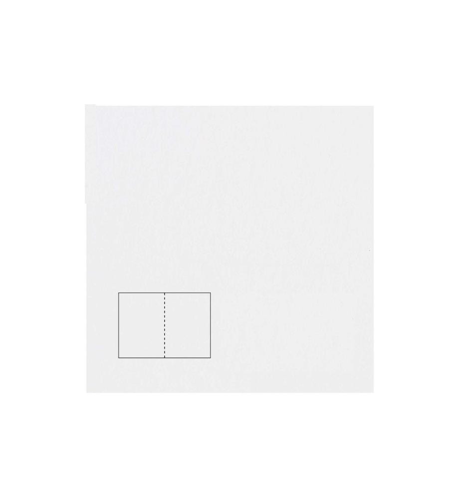 Rico Design Paper Poetry Essentials Carte pliée B6 Blanc pur