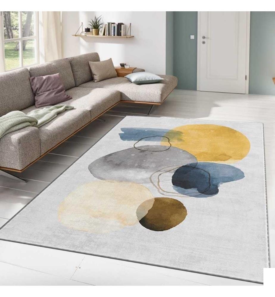 Tapis, 160 x 230, , Multicolore, polyester, dessous antidérapant