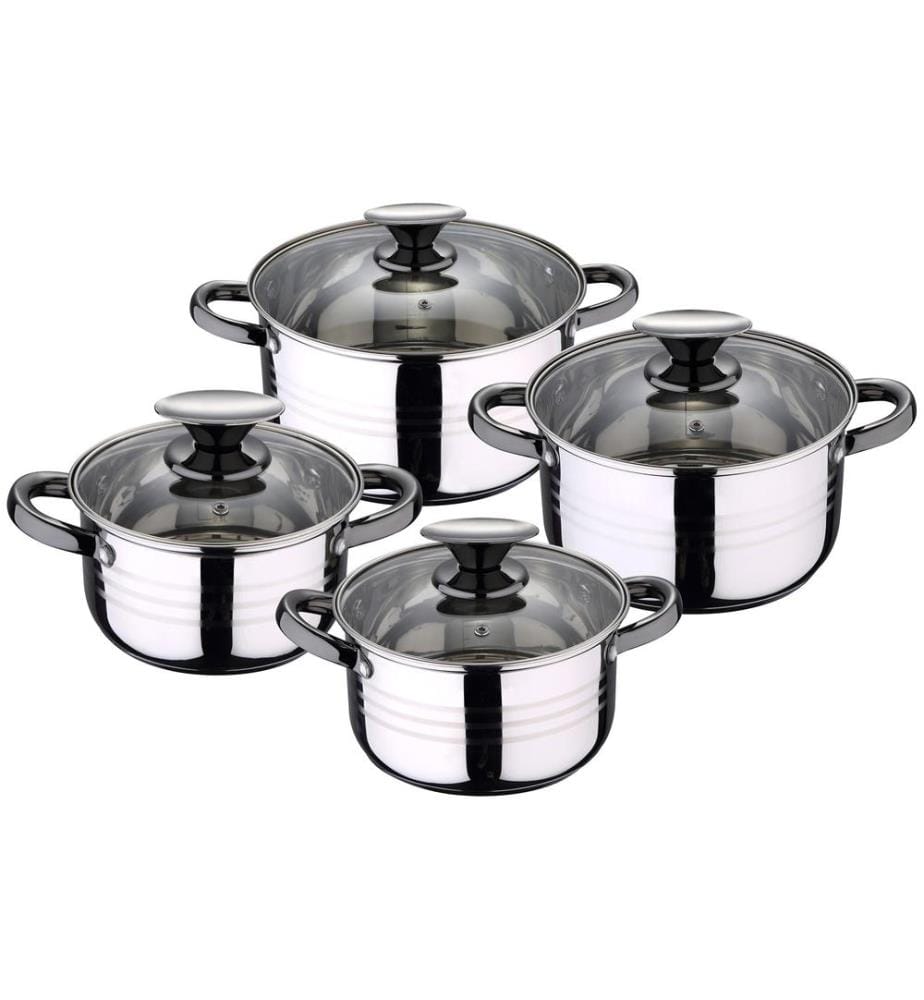 Lot de 8 Casseroles - Gris