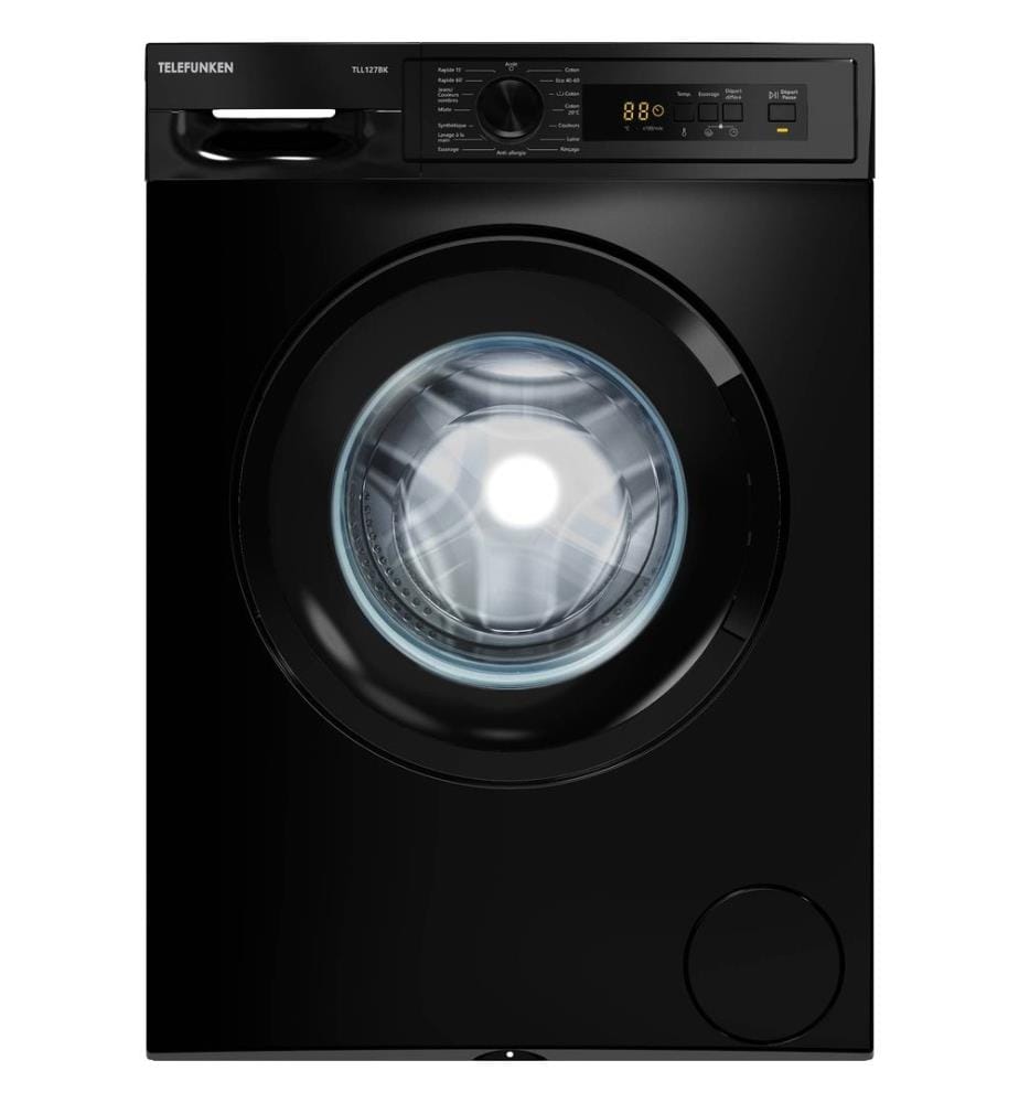 Lave-linge Modèle : TLL127BK - Affichage en français