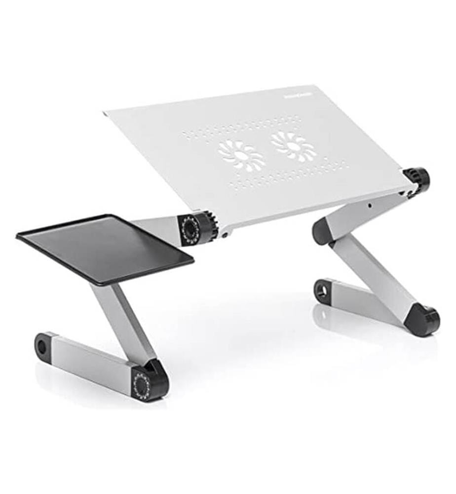Table d'Ordinateur Portable Multipositions Réglable Omnible - Gris
