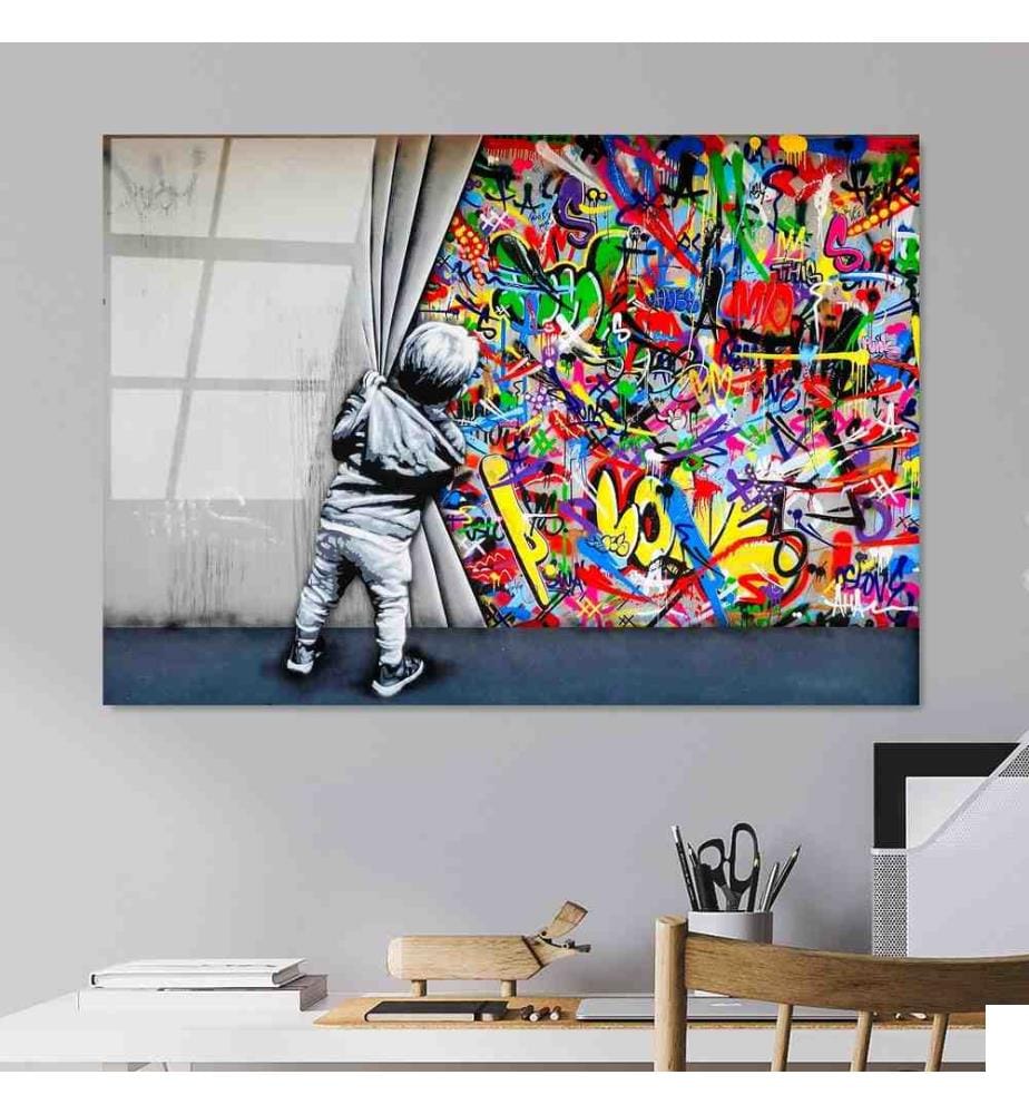 Tableau en verre trempé