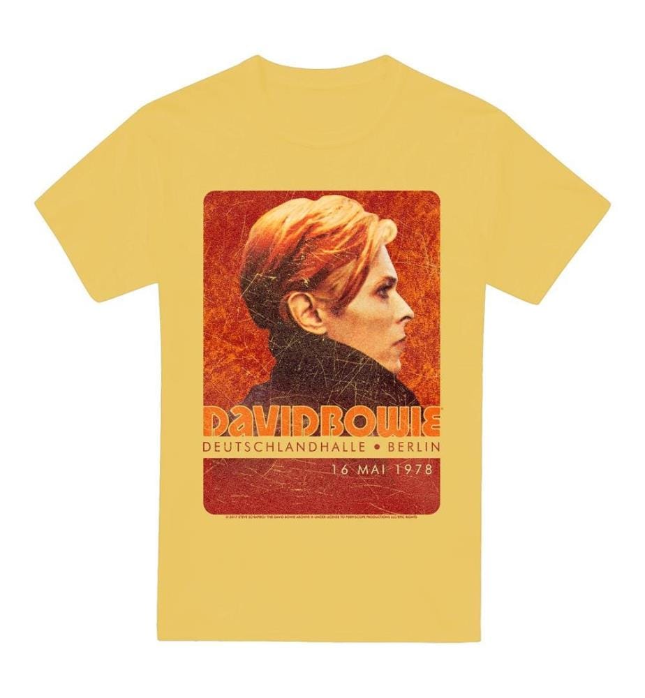 David Bowie - T-shirt STAGE TOUR BERLIN '78 - Homme