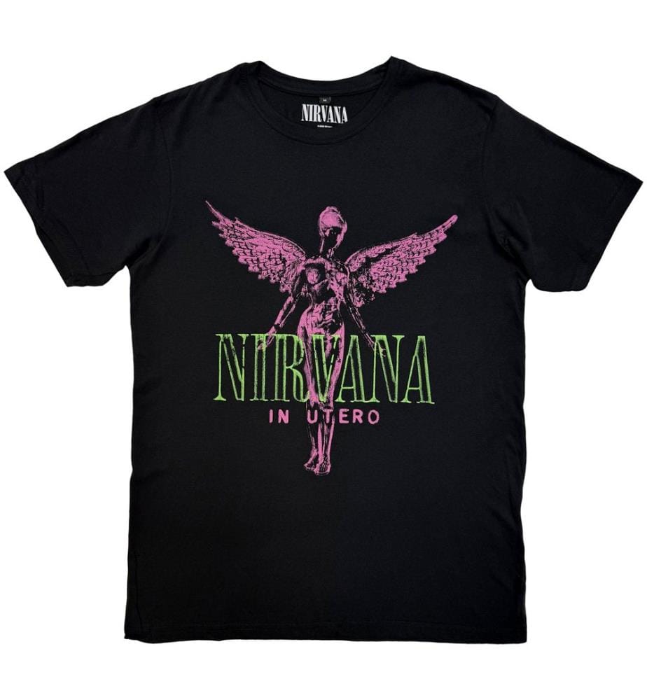 Nirvana - T-shirt IN UTERO PURPLE ANGEL - Adulte