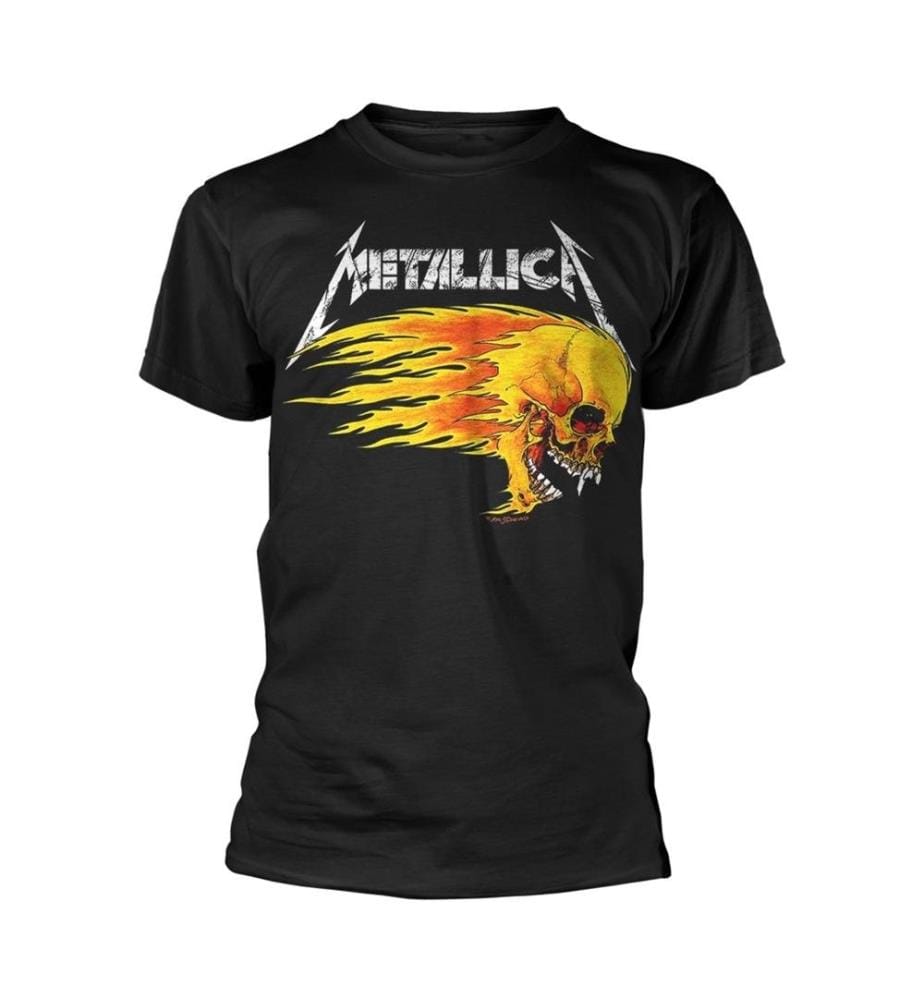 Metallica - T-shirt FLAMING SKULL TOUR ´94 - Adulte