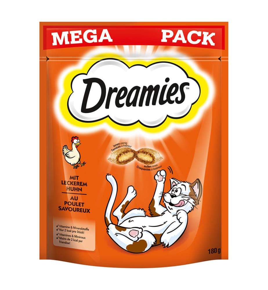 4x Dreamies au Poulet - 180 g