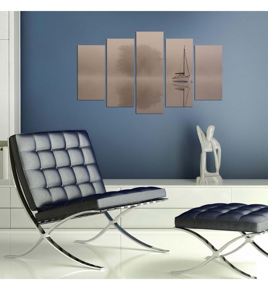 Tableau décoratif en MDF, lot de 5 pièces, 100 % MDF, multicolore