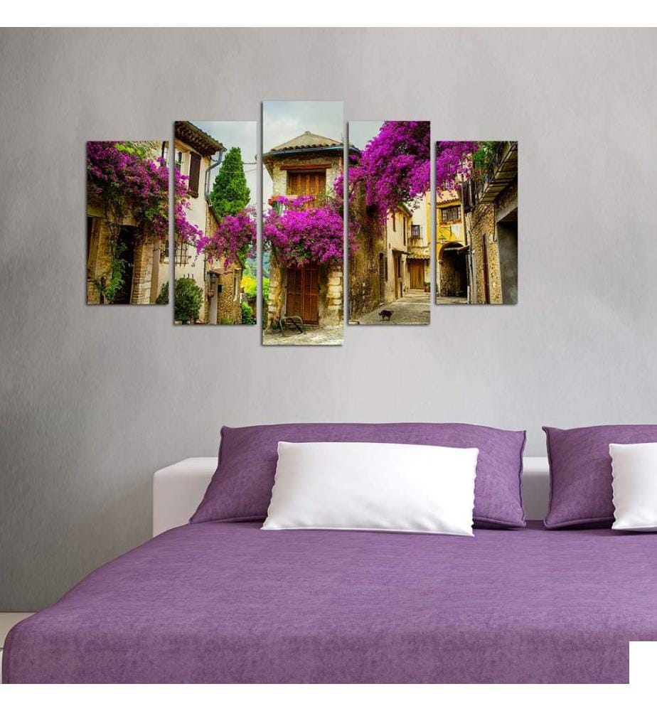 Tableau décoratif en MDF, lot de 5 pièces, 100 % MDF, multicolore