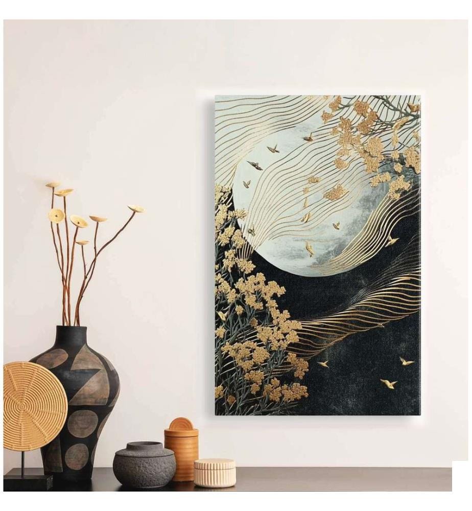Tableau décoratif sur toile, 100 % toile, multicolore