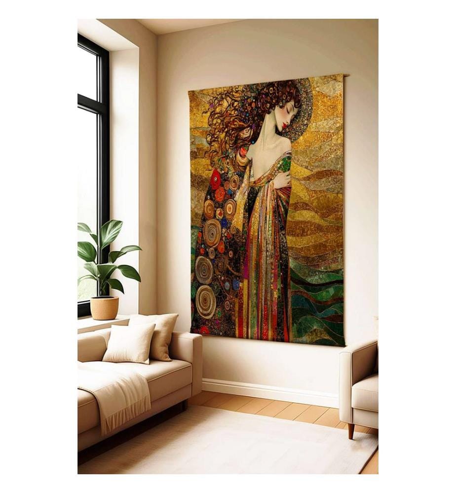 Peinture décorative en polyester, 50 % coton / 50 % polyester, multicolore