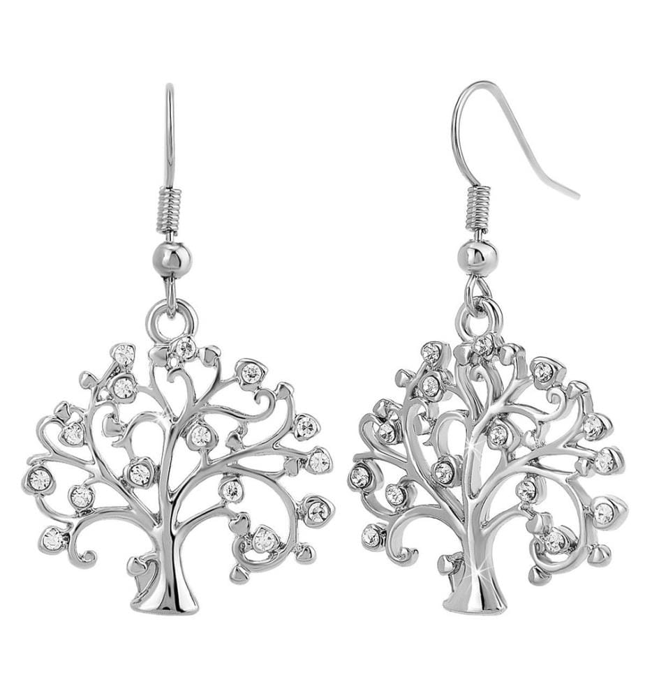 Boucles d'oreilles arbre de vie par So Charm® - Argent