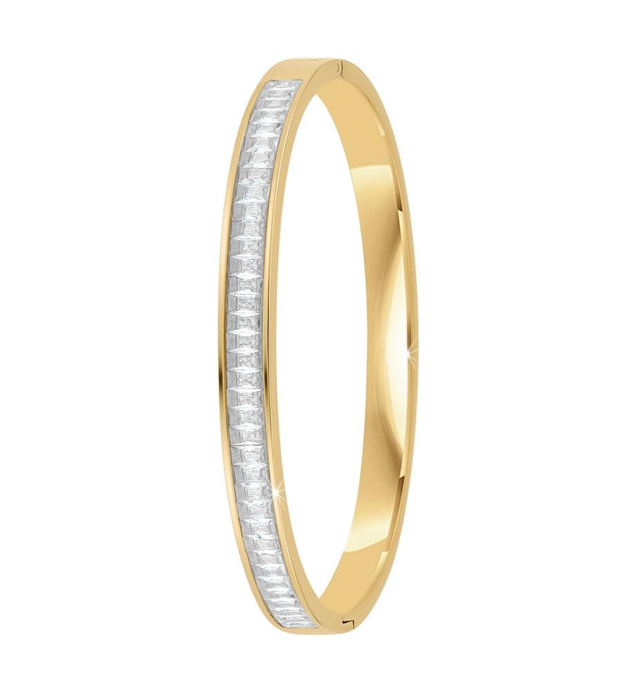 Bracelet orné de Zirconium par BR08 - Blanc
