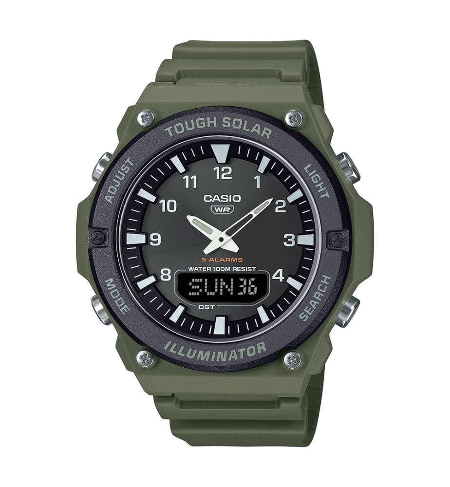 Montre solaire verte - 50mm