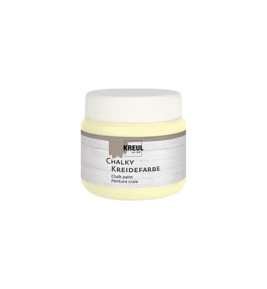 Peinture à la craie Kreul Chalky Sweet Vanilla, 150 ml