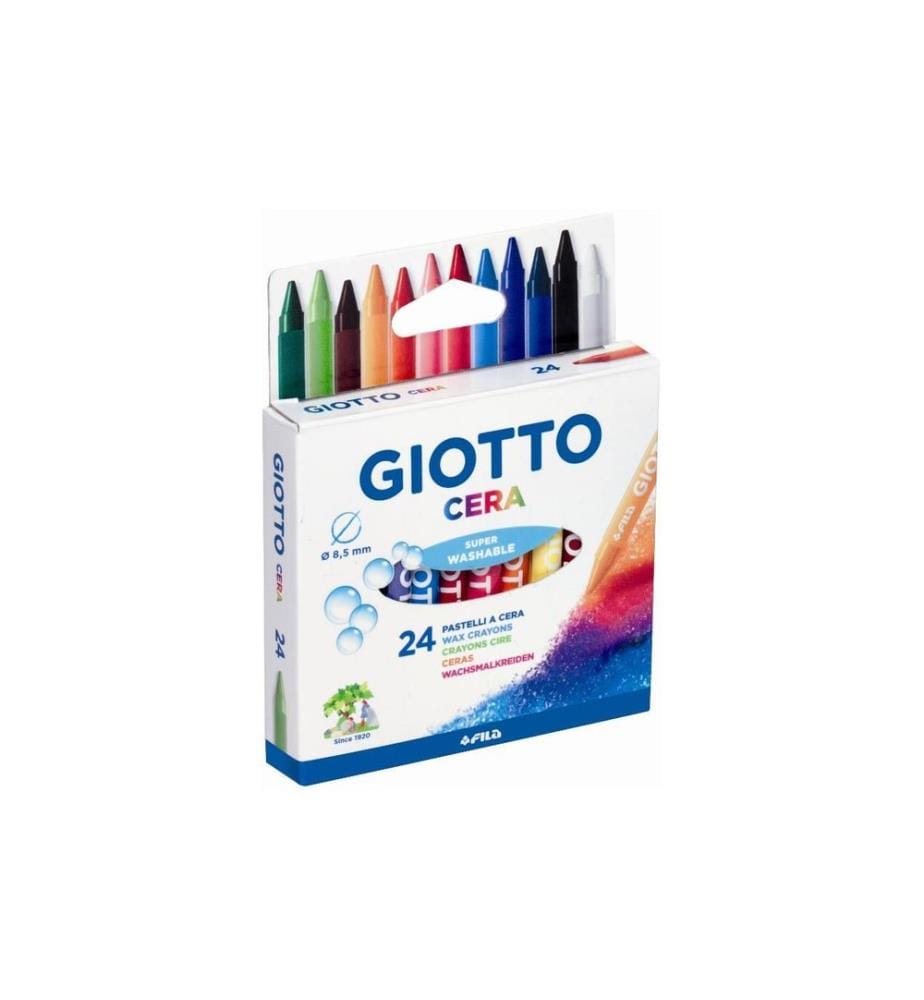 Giotto Craie pastel 24 pièces, Multicolore