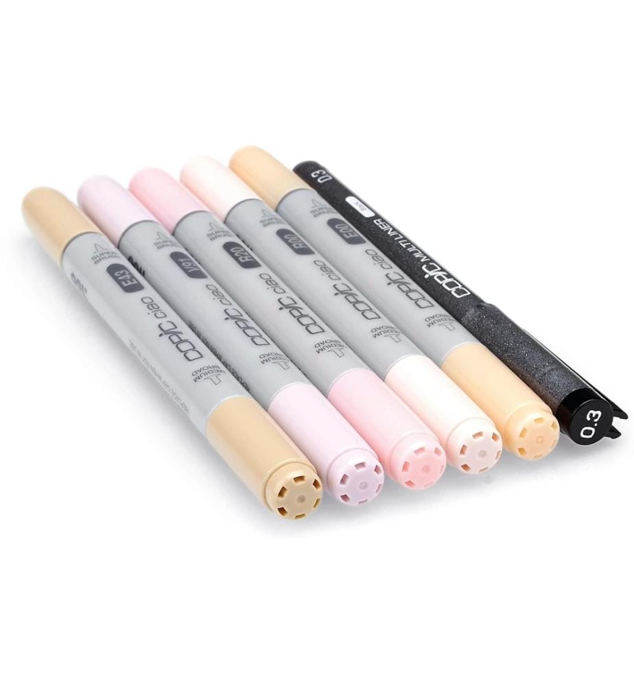 Copic Marqueur graphique Ciao 5+1 Set couleurs portrait 1