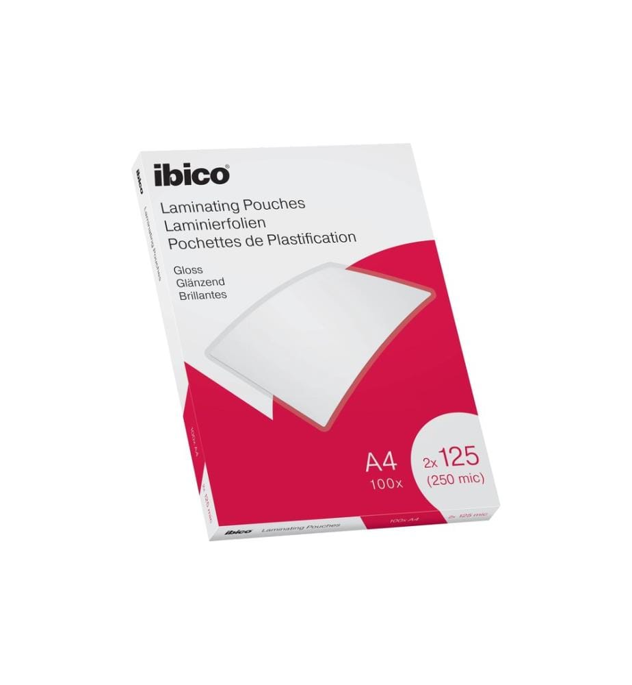 Ibico Feuilles de plastification A4, 125 µm, 100 pièces, hydrofuges