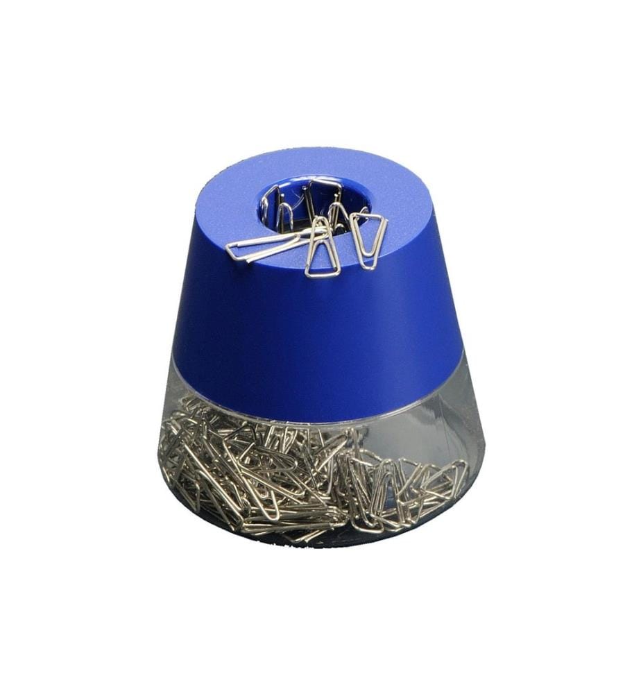 Arlac Distributeur de trombones Clip-Cady Bleu roi