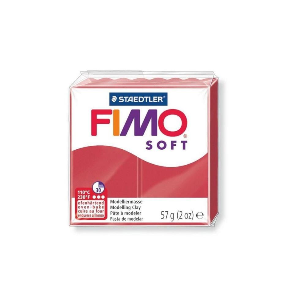 Pâte à modeler Fimo Soft Rouge