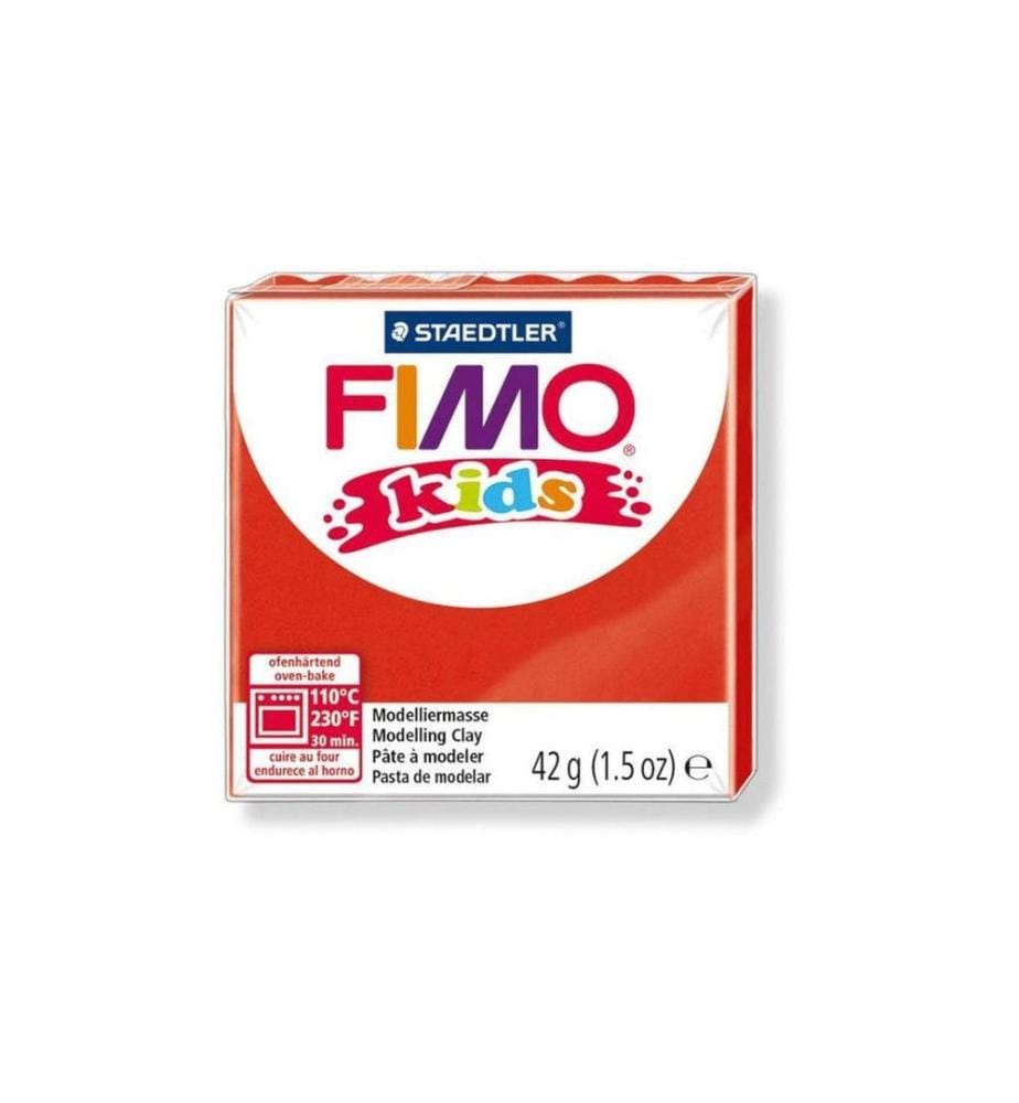 Pâte à modeler Fimo Kids Glitter Rouge
