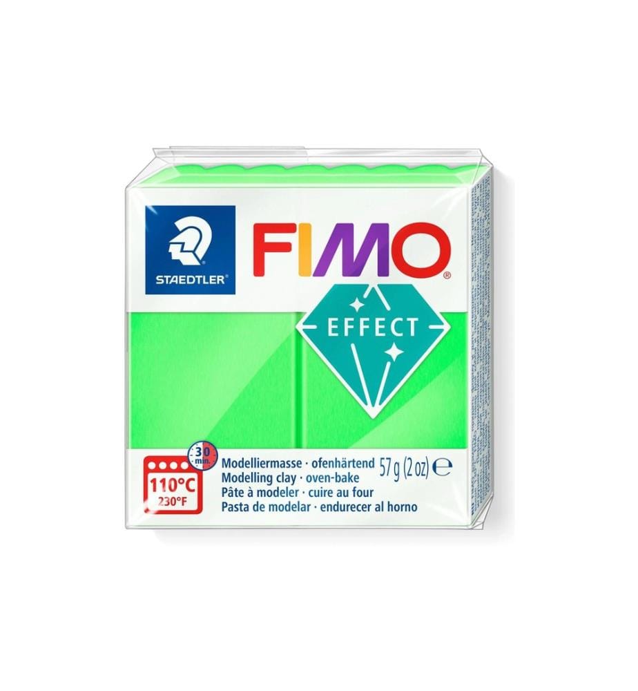 Fimo pâte à modeler soft neon vert