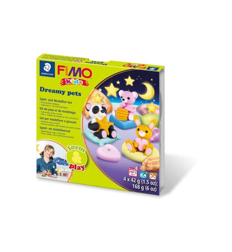 Fimo Pâte à modeler Kids Kit créatif Dreamy Pets