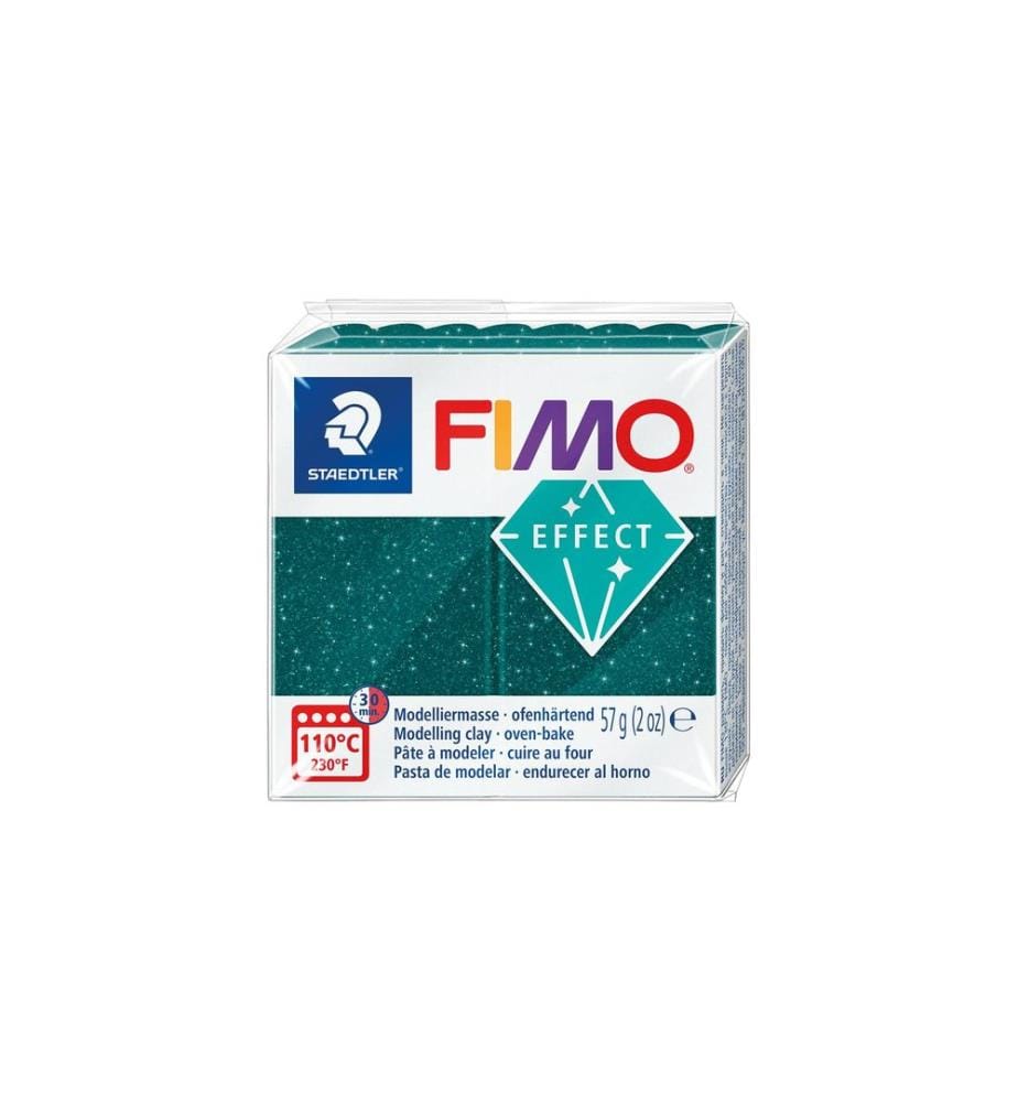 Fimo Pâte à modeler Fimo effect 57g Galaxy vert