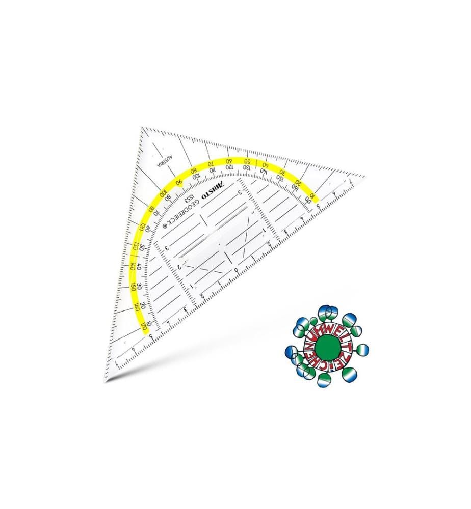 Aristo 1553 Rapporteur d'angle plastique transparent 16 cm