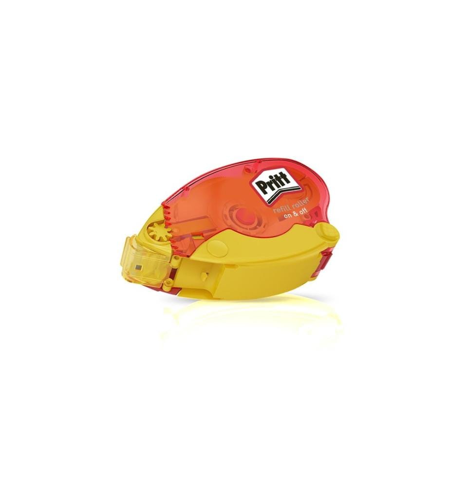 Pritt Rouleau de colle Recharge Non Permanente 1 pièce, Rouge, Jaune
