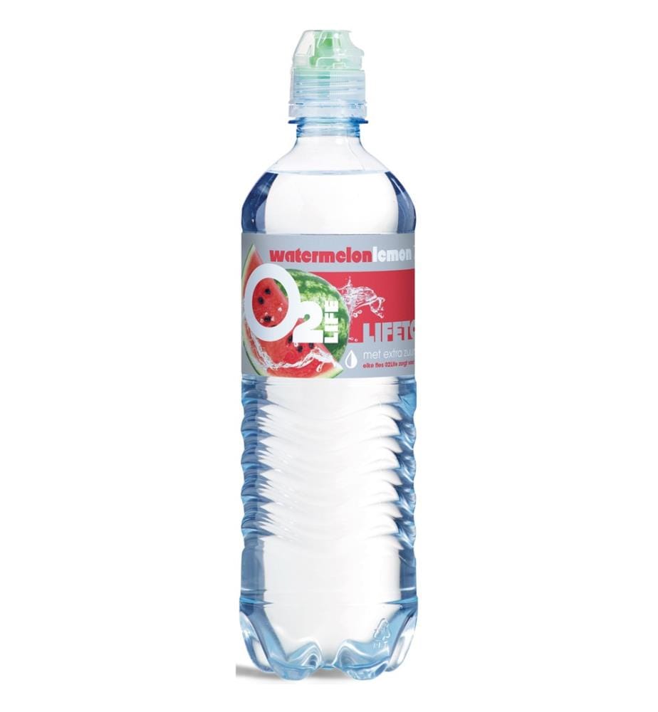 6x O2Life Eau oxygénée Pastèque-Citron - 750ml
